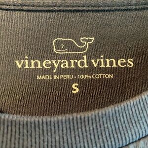 Vineyard Vines Charcoal Cotton Tee